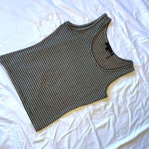Preppy tank top, stretchy, striped